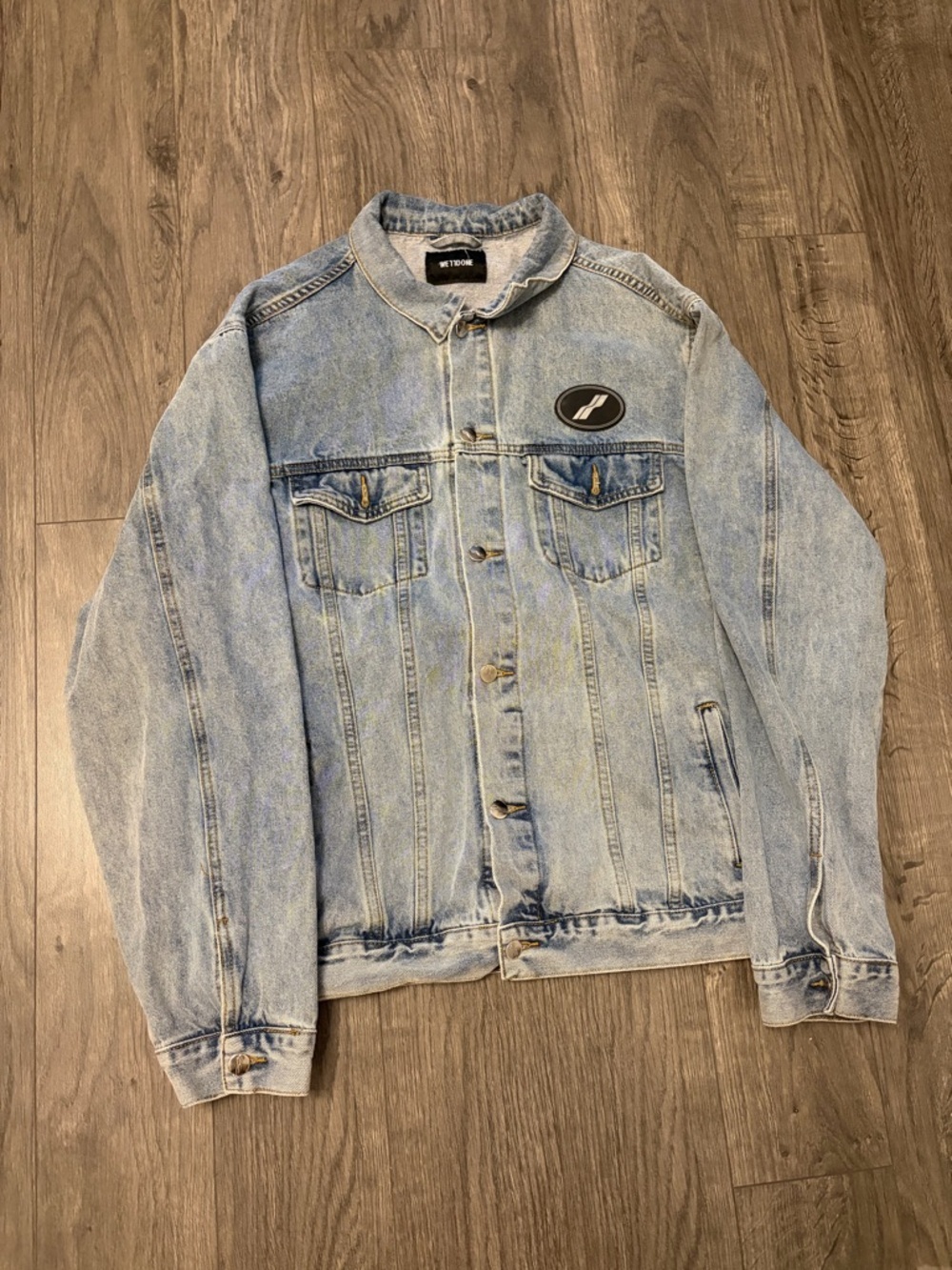 We11done mens Denim trucker Jacket image 2